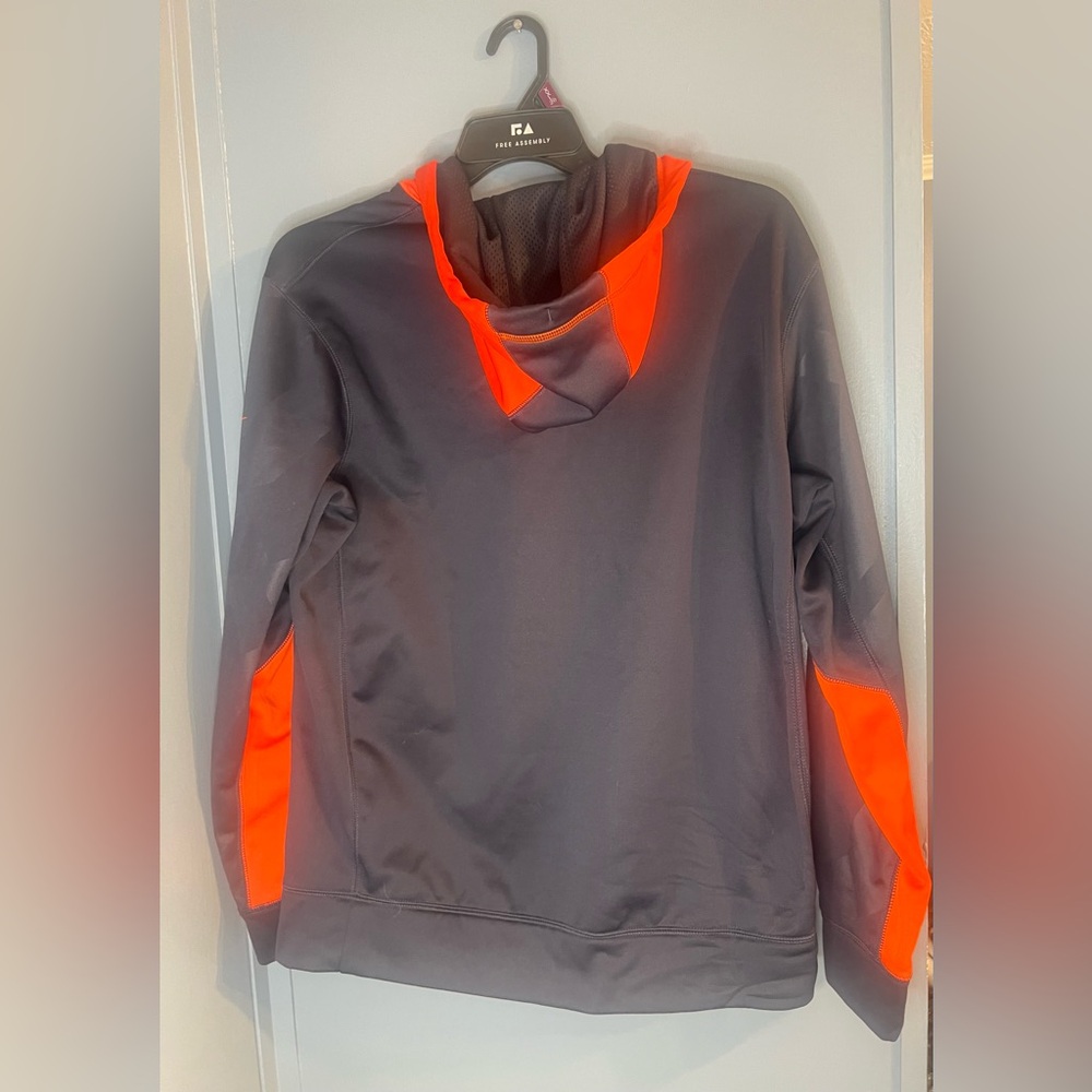 NFL / Therma-Fit Nike Men's Navy and Orange Bears Hoodie Jacket - Picture 3 of 15